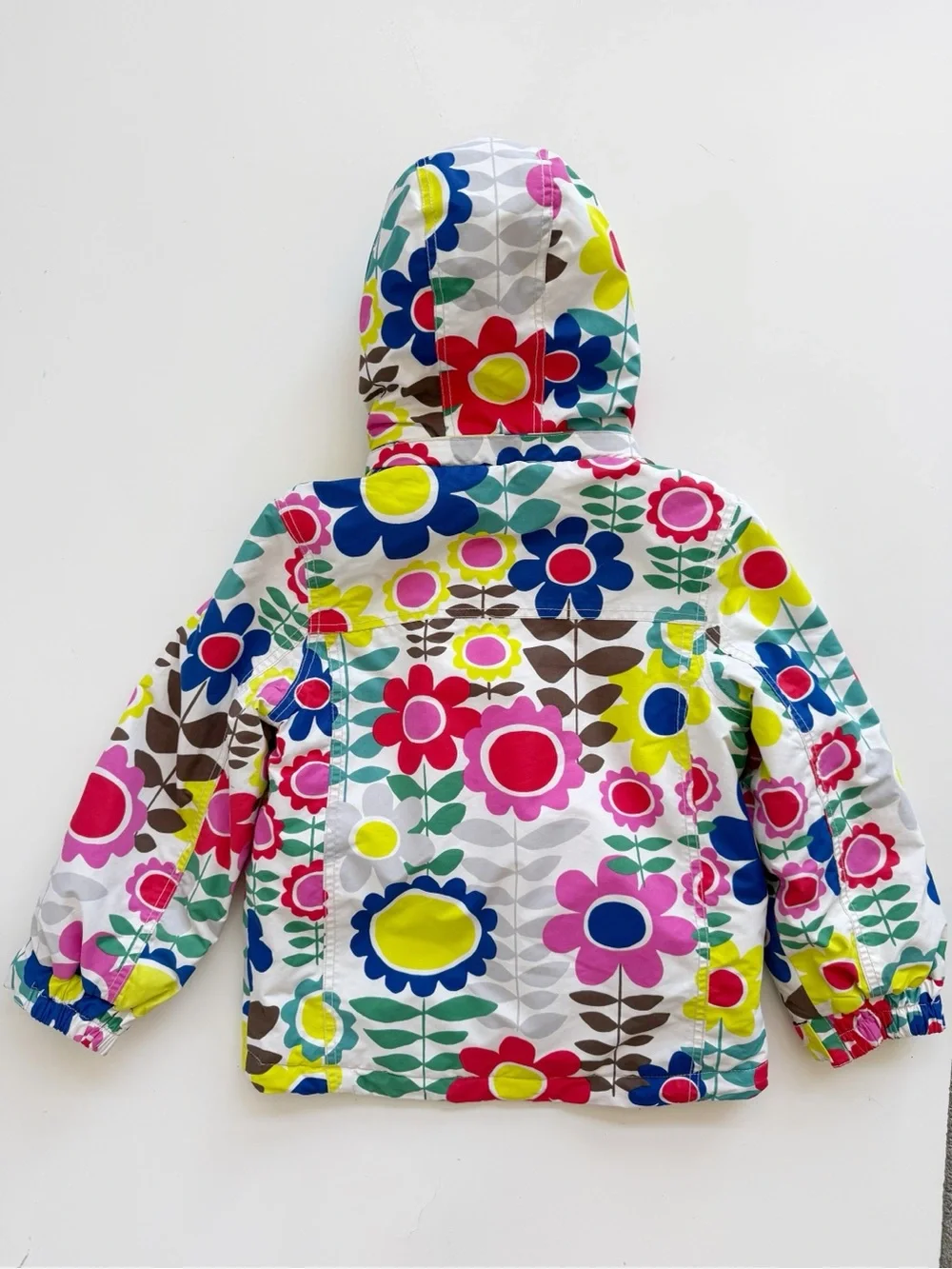Mini Boden Floral Winter Coat Size 6/7